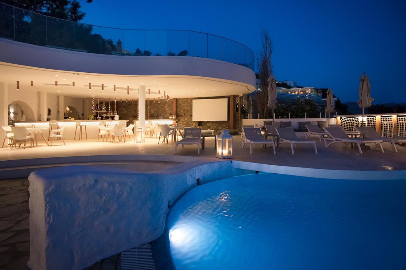 Albatros Club Mykonos Hotel Panormos  Eksteriør billede
